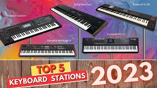 Top 5 BEST Keyboard Workstations of 2023 [upl. by Nennahs]