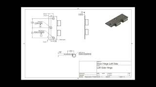 ME 110 Door Hinge GDampT mp4 [upl. by Artimed]