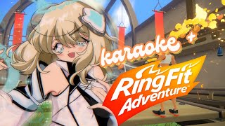 IDOL TRAINING can I karaoke WHILE working out【RING FIT ADVENTURE】 [upl. by Adabelle]