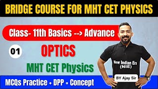 Optics Class 11th Physics MHT CET Basics To Advance DPP MCQs Concept nie cet mhtcet [upl. by Edobalo790]