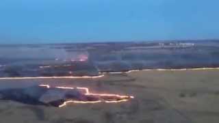 Prescribed burn at Midewin National Tallgrass Prairie [upl. by Suoicerp]