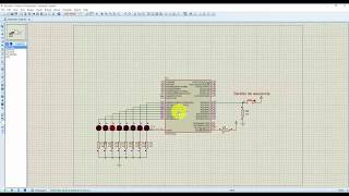 corrimiento de LEDs con el PIC18F4550 MPLAB y PROTEUS [upl. by Elora574]