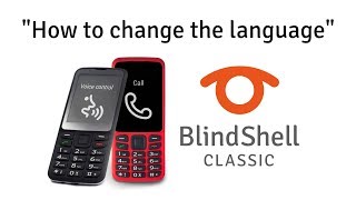 How To Change The Language  BlindShell Classic Tutorials [upl. by Sorac632]