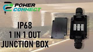 Junction Box Installation Straight 1 in 1 out type IP68 [upl. by Flynn474]