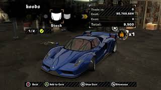 NFSMW Redux V3 Completed game  money save file [upl. by Aihsyla]