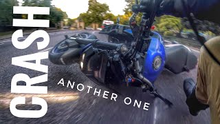 Yamaha MT09 Crash 2019  Another Crash [upl. by Zetram]