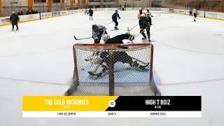 Game Highlights  The Cold Hickories  High T Boiz  Hockey Goalie GoPro [upl. by Ahsitak]