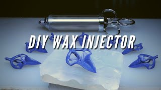 DIY Wax Injector for Lost Wax Casting  RTV Silicone Mold Making [upl. by Trainor]