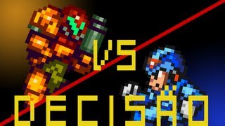 Batalha de bits  Decisão Megaman X vs Samus [upl. by Akeemat]