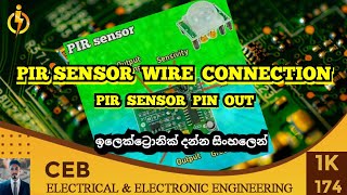 PIR sensor  pir sensor circuit pin configuration [upl. by Novelia]