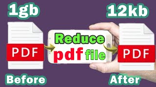 How to reduce pdf file size online free step by step [upl. by Ellatsirhc]