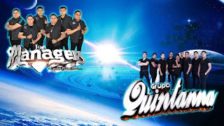 CUMBIAS SONIDERAS 2024 LO MEJOR MIX DE GRUPO QUINTANNA VS LOS MANAGERS 2024 [upl. by Haela]