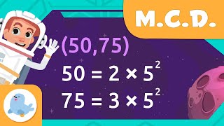 MÁXIMO COMÚN DIVISOR 🚀 ¿Cómo se calcula el máximo común divisor 👨🏻‍🚀 Matemáticas para niños [upl. by Enyrehtak]