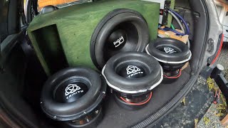 I got 3 new subs They LOOK BIG for 12s  2000 RMS [upl. by Ummersen]