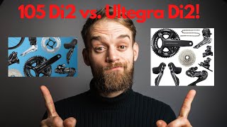 Shimano 105 Di2 and Shimano 12 Speed Ultegra Di2 Compared [upl. by Alih]