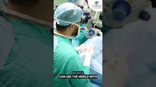 Cornea Transplant Surgery Process  Blurry Vision To Clear Vision Eye Transplant Surgery  short [upl. by Osy]