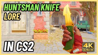 ★ CS2 Huntsman Knife Lore  CS2 Knife InGame Showcase 4K [upl. by Rayburn617]