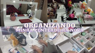 ORGANIZANDO MINHA PENTEADEIRA NOVA PELA PRIMEIRA VEZ TOUR 🌟😍💜 [upl. by Nayb]