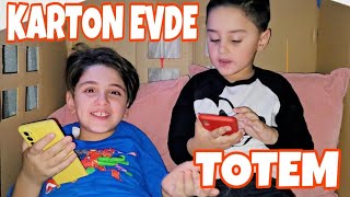 24 SAAT VLOGKARTON EVDE SAKLANDI [upl. by Eema]