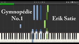 Gymnopédie No 1  Erik Satie PianoSynthesia [upl. by Ettesoj]