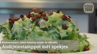 Stamppot rauwe andijvie met spekjes [upl. by Assilav433]