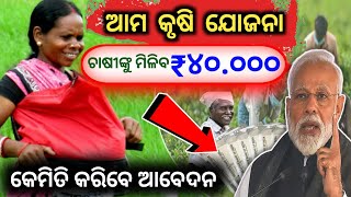 Ama Krushi Big Update 2024  ama krushi yojana odisha  pm kisan yojana 2024  kishan yojana apply [upl. by Ecinnahs]