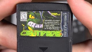 Classic Game Room  CENTIPEDE review for GameCom [upl. by Inavoig]