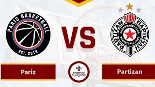 Partizan vs paris basketball round 8predictor nba 2k24 [upl. by Nauqas]