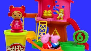 TEAM UMIZOOMI Mighty Matching Treehouse PlayDoh Learn Numbers Shapes Video 183 [upl. by Wernick]