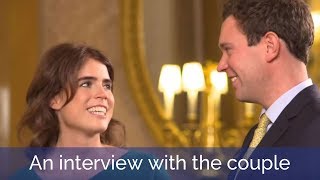 Princess Eugenie and Jack Brooksbank talk about their upcoming wedding [upl. by Ammeg]