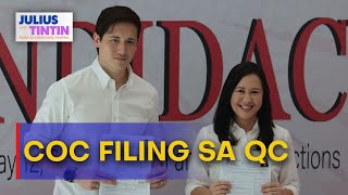 QC Mayor Joy Belmonte naghain na ng COC sa 2025elections  JNT [upl. by Ahsiema]