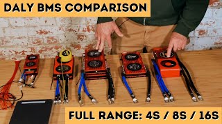 Daly BMS Comparison  Our Full Range 12v  24v  48v [upl. by Rockefeller]