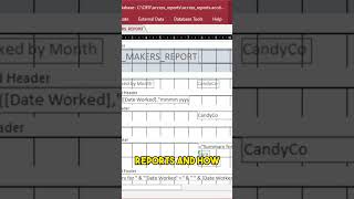 Getting Started with MS Access Reports [upl. by Mavis]