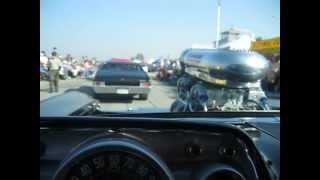 Blown 57 Chevy ride along when valve train lets go [upl. by Airbmac693]