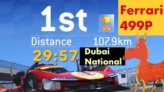 Real Racing 3 RR3 Ferrari 499P Endless Endurance Dubai National [upl. by Gula]