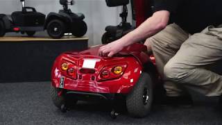 How to change a mobility scooter battery [upl. by Ahsekram]