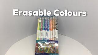 Apsara Erasable Colour Pencils [upl. by Aihsotan]