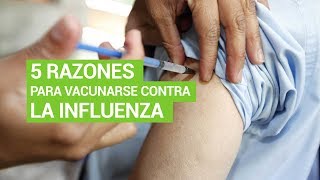 5 Razones para vacunarse contra la influenza [upl. by Leasim]