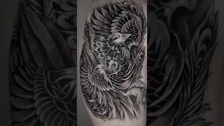 Cover up tattoo coveruptattoo coverups tattoo viralvideo tattooideas tattoos تاتو کاور ink [upl. by Gerrald789]