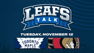 Maple Leafs vs Senators LIVE Post Game Reaction  Leafs Talk [upl. by Tiphane]