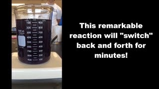 Killer Chemical Reaction Oscillating Clock Reaction [upl. by Wonacott]