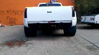 Chevy 454 Dually Exhaust [upl. by Ellinad]