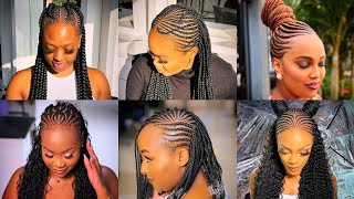 Most Popular African Braids Hairstyle Picture Ideas For Black Women  Latest African Braids [upl. by Anned]