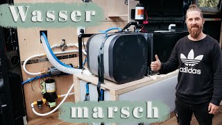 F13  DIY Campervan  Unser Wassersystem im Van läuft  Fiat Ducato L5H3 [upl. by Landes]