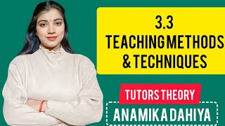 33 Teaching Methods amp Techniques teachingmethod socialscience deled socialstudies tutorstheory [upl. by Odnumyar772]