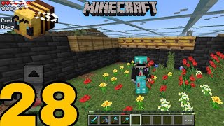 I BUILD MINECRAFT B PHARM IN POCKET EDITIONminecraft SURVIVAL 29 [upl. by Ruperto952]