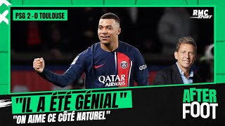 PSG 20 Toulouse  quotIl a été génialquot quoton aime ce naturelquot encense Riolo après les propos de Mbappé [upl. by Annua]