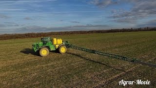 Spreading  John Deere 5430i  DJI phantom 3 4K [upl. by Hyatt]