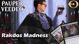 Burn your opponent while drawing cards Rakdos Madness  Pauper  MTGO [upl. by Aguayo]