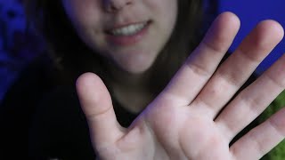 ASMR ECHOED mouth sounds amp trigger words w hand movements overlapping layered sounds [upl. by Gnas]